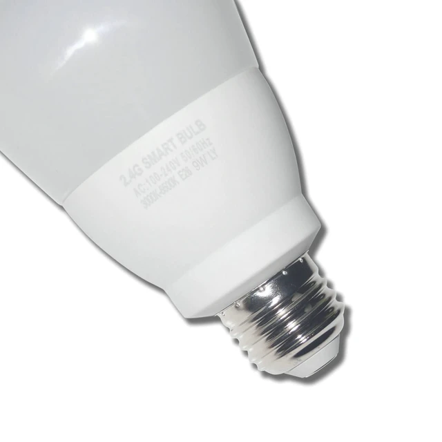 Alt view image 4 of 6 - Smart Led Light-Bulb Dimmable with Remote-Control E26 9W Light Bulbs Adjustable Color Temperature (Warm/Cool) and Brightness, 2 Pack (2 Bulbs + 1 Remote)