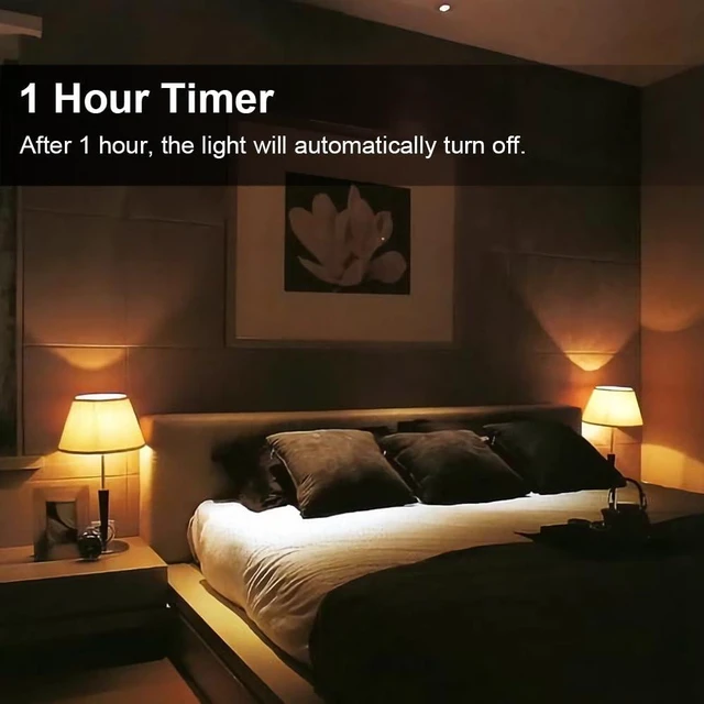 Alt view image 4 of 7 - E26 A60 9W Smart LED Light Bulb with a 2.4GHz Remote Control,Color Changing Led Bulbs,Stepless Dimmable 2700K-6500K,60W Incandescent Lamp Equivalent,800Lumens,Home Decor,1 Bulb & 1 Remote