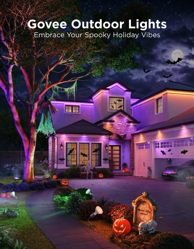 Alt view image 4 of 7 - Par38 Flood Light Bulbs, 1300Lm Smart Flood Light Outdoor 2-Pack | IP65 Waterproof, Smart Outdoor Bulbs Work with Alexa, Matter & SmartThings, RGBWW Tunable White for Porch & Garage, E26 Base