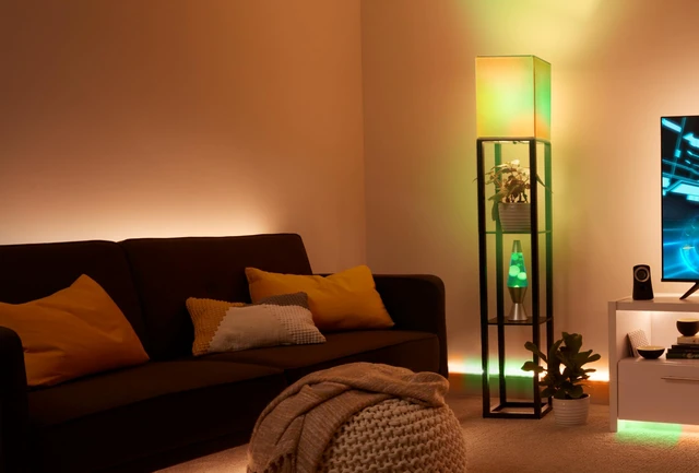 Alt view image 6 of 7 - GE Dynamic Effects A19 LED Smart Light Bulbs, Bluetooth and WiFi Color Changing Lights with Music Sync, Compatible with Alexa and Google Home (2 Pack)