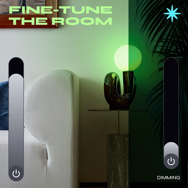 Alt view image 6 of 7 - Smart Light Bulbs A19 - RGB Color Changing, 800 Lumens, Matter 2-Pack | Compatible with Alexa, Apple Homekit, WiFi 2.4GHz, E26, white 2700K-6500K, dimmable 60W Eq. for bedroom and lamps