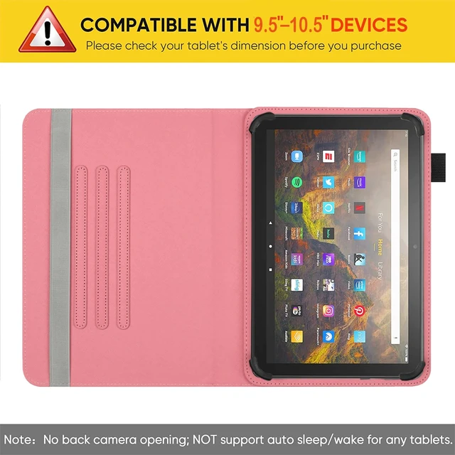 Alt view image 7 of 7 - Universal 10 10.1 Inch Android Tablet Case,10 Inch Tablet Case, | 360 Degree Rotatable Multiple Viewing 9.5"-10.5"Inch Tablet Cover For 9.6"10.1"10.5" Touchscreen Tablet,Marble Purple
