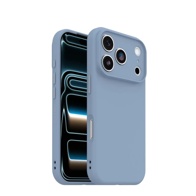Alt view image 3 of 6 - iPhone 17 Pro Figura Series Case - Polus Blue | Aesthetic, Silicone Phone Cases, Protective Minimalist Design, MagSafe iPhone Case with Camera Protection