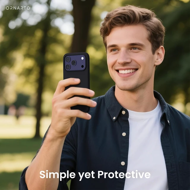 Alt view image 6 of 6 - for iPhone 17 Pro Case 6.3", Slim Liquid Silicone,Black | Silky-Soft Touch, Shockproof Protection, Anti-Fingerprint Finish, Lightweight Design, Microfiber Lining, Responsive Buttons