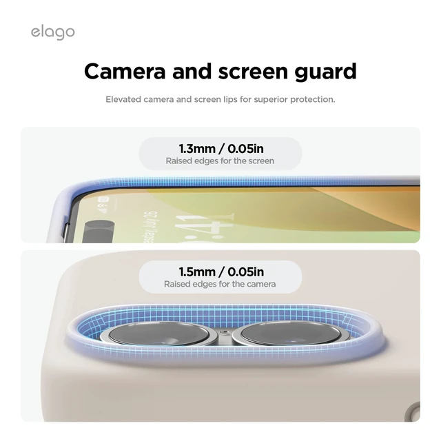 Alt view image 5 of 7 - Premium Liquid Silicone Case for iPhone 16 Stone | Full Body Protection, Shockproof, Slim Phone Case, Anti-Scratch Soft Microfiber Lining (Stone)