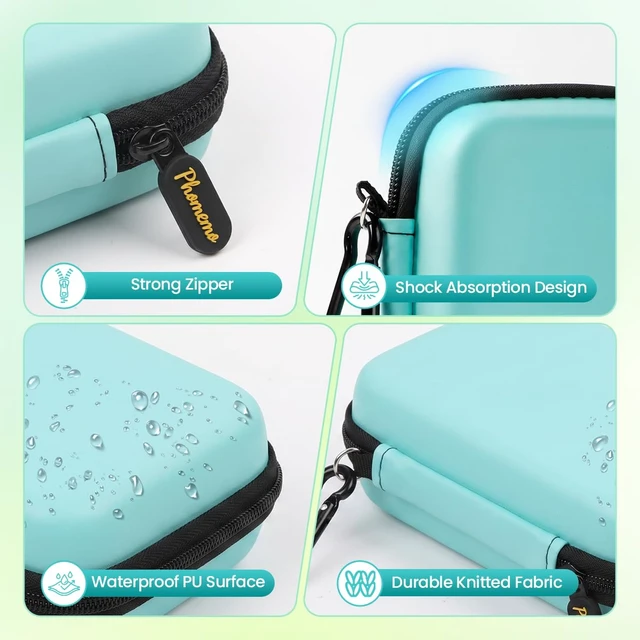 Alt view image 4 of 7 - D30 D30D D35 Label Maker Case, Waterproof Storage Bag | Bag Compatible with NELKO P21/NIIMBOT D110/NDYIN N12/ORGBRO X1/JADENS D110/SUPVAN E10 Mini Bluetooth label Maker, Case Only