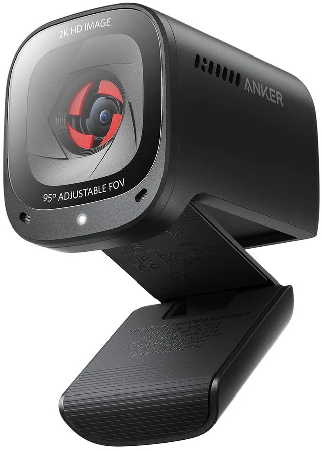 Main image of PowerConf C200 2K Webcam for PC/Laptop/Mac, Low-Light Correction | Conference Microphone, 360° Voice Coverage, Smart Voice Enhancement, Powerful Sound, Desktop PC Speaker, Online Meetings