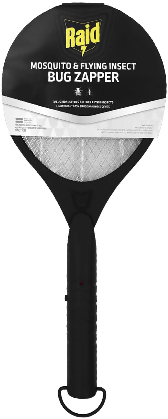 Main image of Bug Zapper Racket, Battery-Powered Portable Fly Swatter, Outdoor & Indoor Bug Zapper for Mosquitoes, Flies, and Gnats, Lightweight & Handheld Device with LED Light Indicator