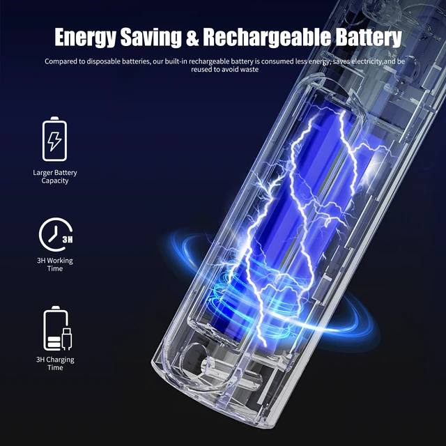 Alt view image 4 of 7 - 2-in-1 Electric Bug Zapper Racket, 1 Pack | High Voltage LED Lighted Handheld Mosquito Swatter with 3 Layer Safety Mesh, USB Charging Portable Fly Killer Racquet