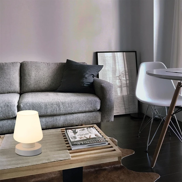 Alt view image 7 of 7 - Modern White Opal Glass Lampshade, Small Size, Perfect Replacement for Table, Floor, Wall and Pendant Lamps, Offers Milky Soft Lighting(Conical)