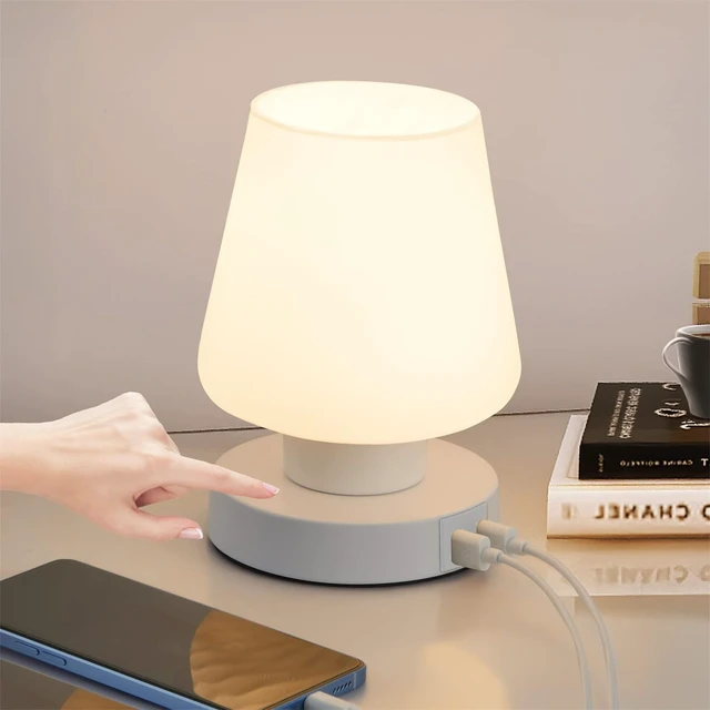 Alt view image 3 of 7 - Modern White Opal Glass Lampshade, Small Size, Perfect Replacement for Table, Floor, Wall and Pendant Lamps, Offers Milky Soft Lighting(Conical)
