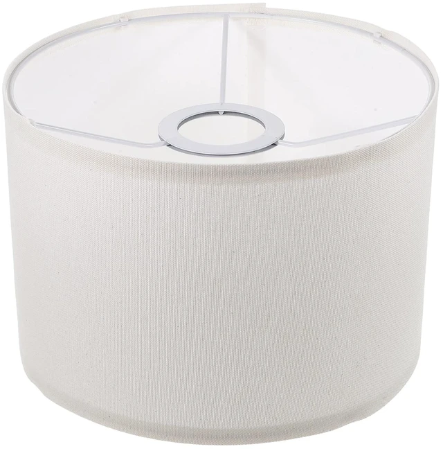 Main image of Cloth Lamp Shade Round lamp Small Drum Lamp Shades Fabric Lampshades Barrel Lamp Shades for Table Lamps Floor Lamps (Beige)