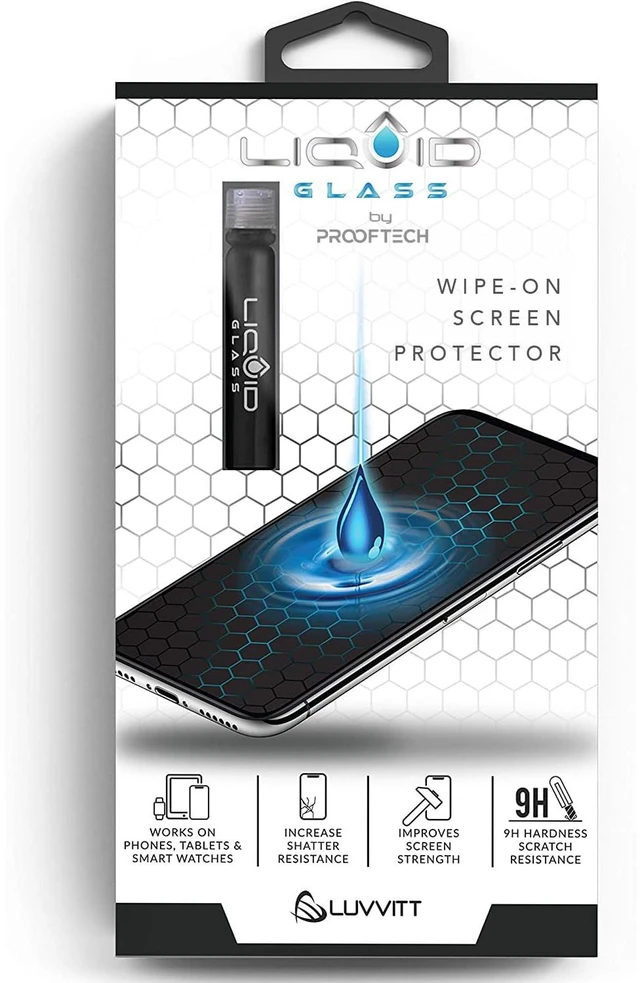 Main image of Screen Protector for All Smartphones Tablets and Watches Scratch and Shatter Resistant Wipe On Nano Protection for Up To 4 Devices - Bottle