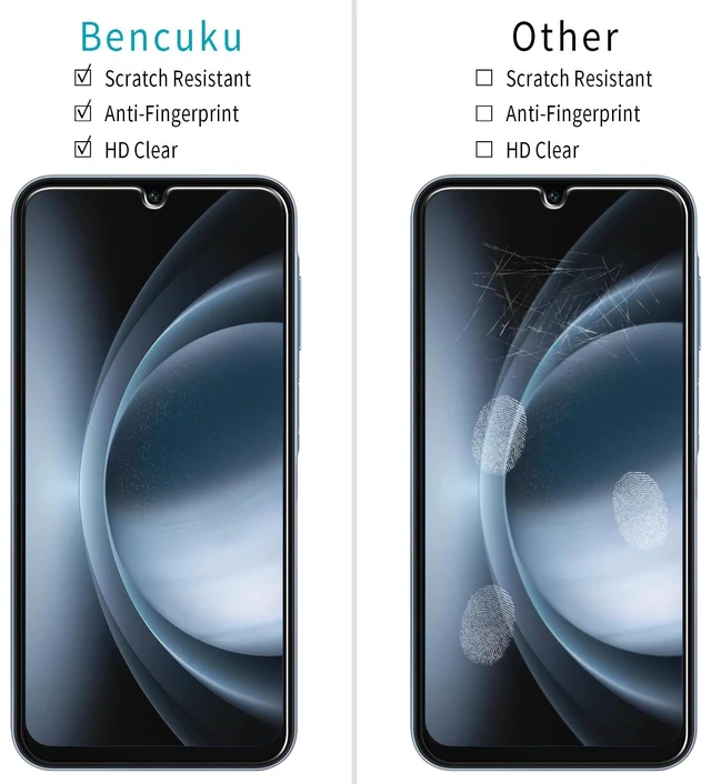Alt view image 2 of 7 - 2 Pack Screen Protector for Samsung Galaxy A17 5G Tempered Glass | Anti Scratch, Bubble Free