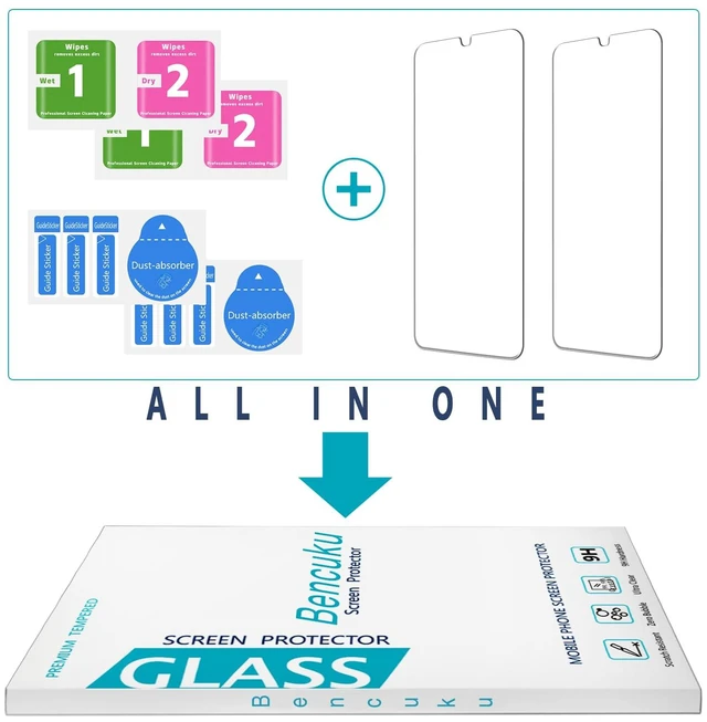 Alt view image 7 of 7 - 2 Pack Screen Protector for Samsung Galaxy A17 5G Tempered Glass | Anti Scratch, Bubble Free