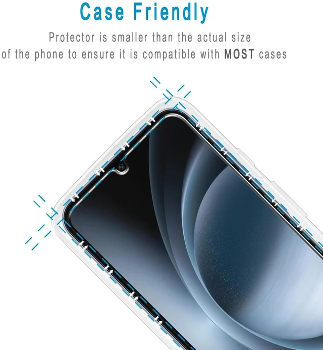Alt view image 6 of 7 - 2 Pack Screen Protector for Samsung Galaxy A17 5G Tempered Glass | Anti Scratch, Bubble Free