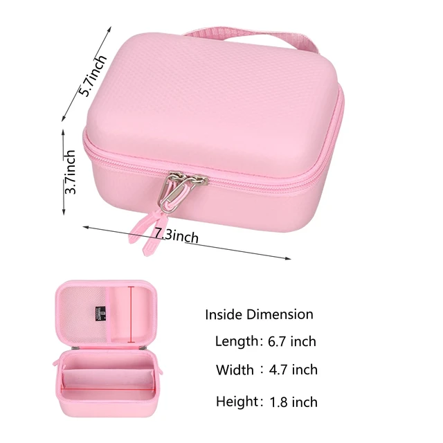 Alt view image 2 of 6 - Hard Storage Case for YLL Kids/Webspidee/SECULEAD/TAEMVV/NOTOKA/Jeefu Karaoke Machine,Oxford Travel Case for Portable Bluetooth Speaker (Only Case)