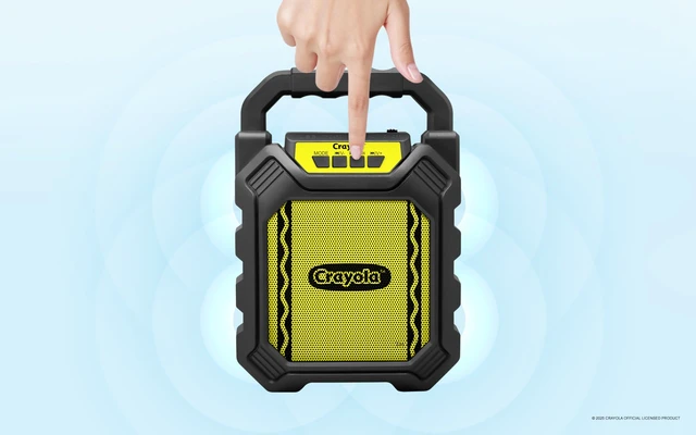 Alt view image 5 of 7 - Mini Karaoke Machine for Kids, Bluetooth Speakers with Microphone | 4" Driver 10W Peak Power, Loud HD Sound, Rechargeable Mini Portable Bluetooth Speaker, USB, TWS, Indoor/Outdoor Party