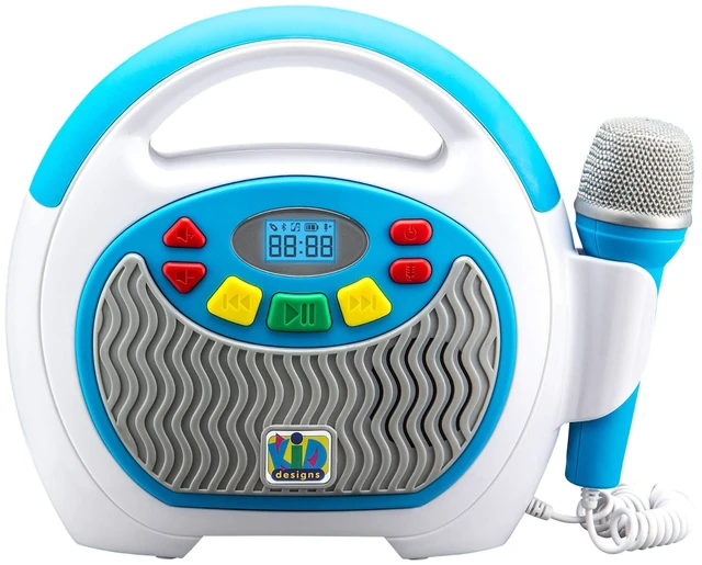 Main image of Mother Goose Club Karaoke Machine for Kids with Microphone and Built-in Nursery Rhymes