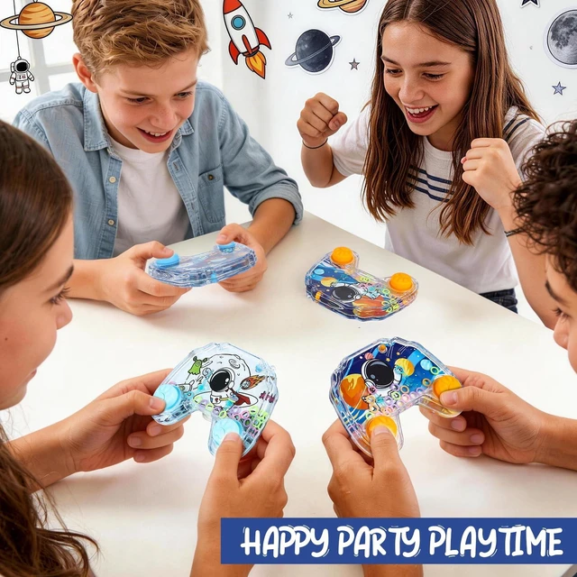 Alt view image 5 of 7 - 12 Pack Handheld Water Games for Kids, Water Ring Toss Handheld Games Space Party Favors Goodie Bag Stuffers Classroom Rewards for Boys Girls, Stress-Relief Car Games Travel Toys for Kids