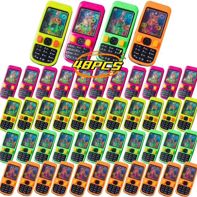 Main image of 48 Pcs Handheld Water Ring Games Party Favors, Easter Egg Fillers, Back to School Classroom Prizes,Goodie Bags Stuffers,Return Gifts for Kids Birthday Party,Treasure Box,Pinata Filler Bulk