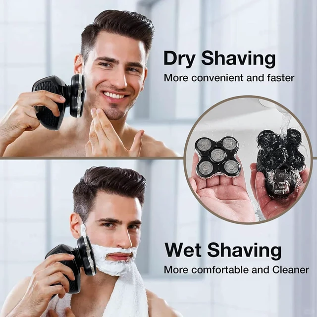 Alt view image 6 of 6 - Shaver Replacement Head Compatible with Remington Electric Shaving-XR7000 | for Bald Men.(3packs)