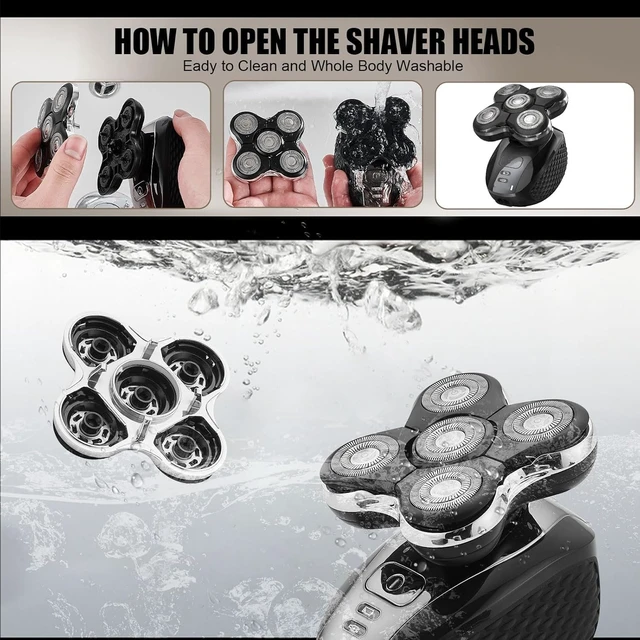Alt view image 4 of 6 - Shaver Replacement Head Compatible with Remington Electric Shaving-XR7000 | for Bald Men.(3packs)
