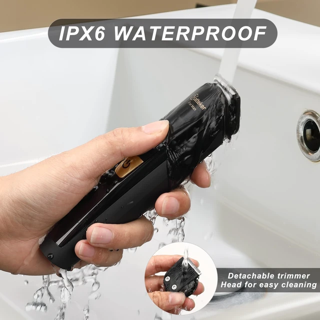Alt view image 7 of 7 - Mens Body Hair Beard Trimmer Groin Trimmer Mens Grooming Kit Electric Razor Body Shaver Groomer Waterproof 6 in 1