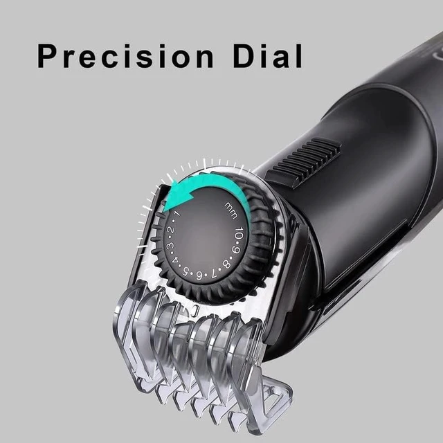 Alt view image 6 of 7 - Mens Beard Trimmer Grooming kit Hair Trimmer Mustache Trimmer Body Groomer for Nose Ear Facial Hair Cordless Waterproof 5 in 1