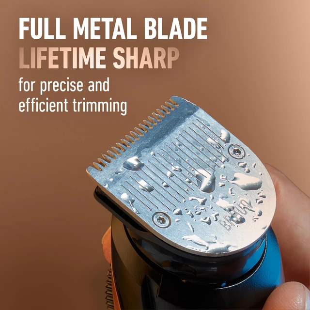 Alt view image 5 of 7 - King C. Gillette Beard Trimmer PRO with 40 beard length settings in precise 0.5mm steps, cordless design & 1 trimmer, 1 brush, 2 combs, 1 charger and 1 T-blade