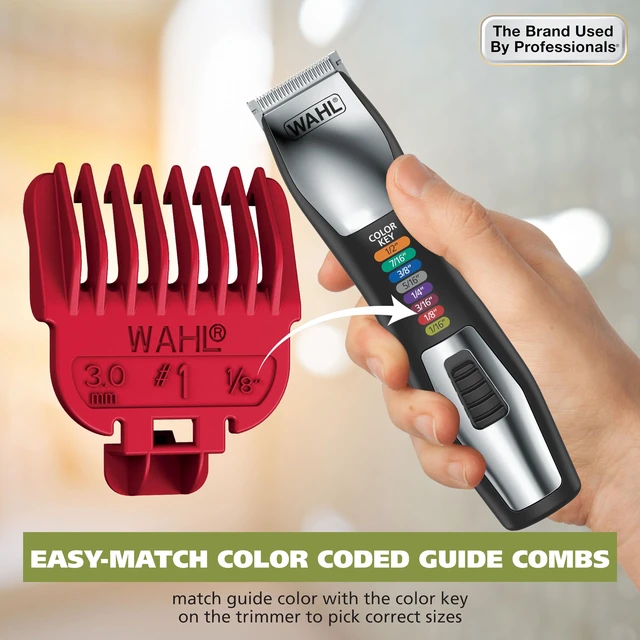 Alt view image 2 of 7 - Color Pro All in One Cordless Eyebrow, Nose & Beard Trimmer for Men | Colorful Guards Trim Facial Hair, The Detail Trimmer Shapes Eyebrows & The Nose Trimmer Cleans Up Nose Hair Model 3025945