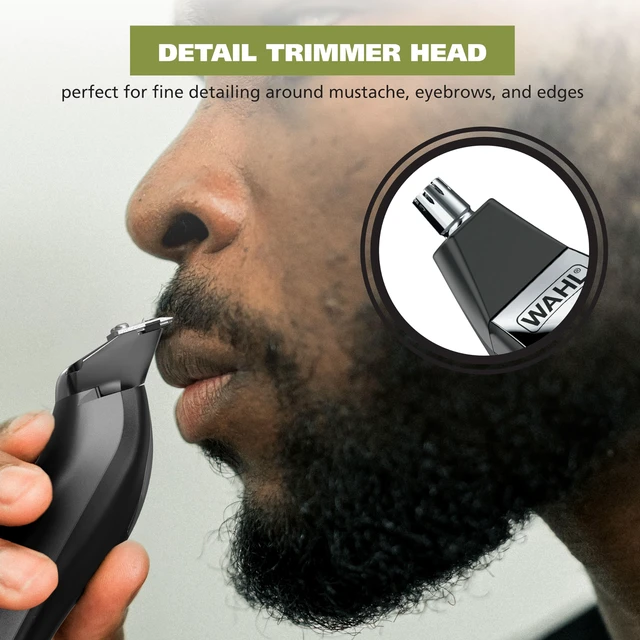 Alt view image 7 of 7 - Color Pro All in One Cordless Eyebrow, Nose & Beard Trimmer for Men | Colorful Guards Trim Facial Hair, The Detail Trimmer Shapes Eyebrows & The Nose Trimmer Cleans Up Nose Hair Model 3025945