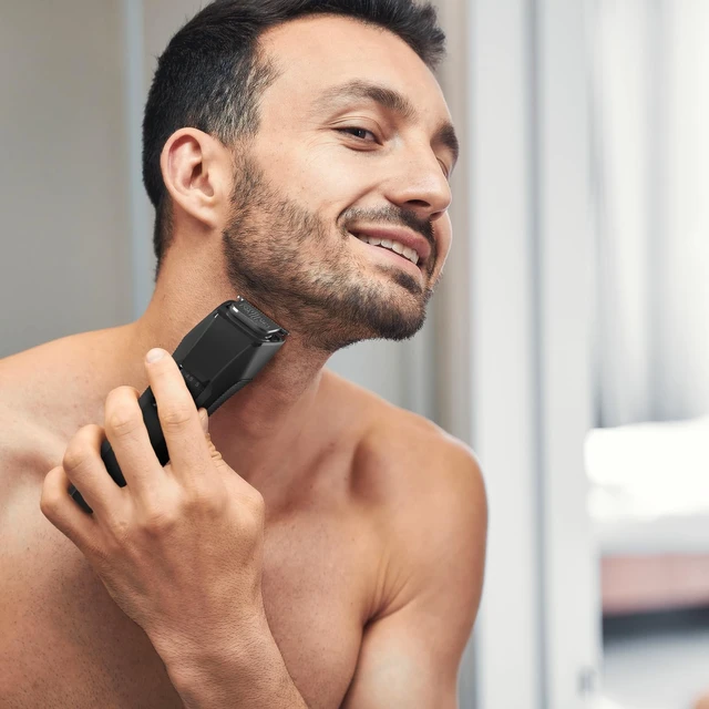 Alt view image 7 of 7 - MK14 BeardMaster Premium Beard Trimmer for Men, Precision Dial, Adjustable 20 Length Settings, Stainless Steel T-Blade, Cordless USB-C Rechargeable, Waterproof, LED Display, Travel Case