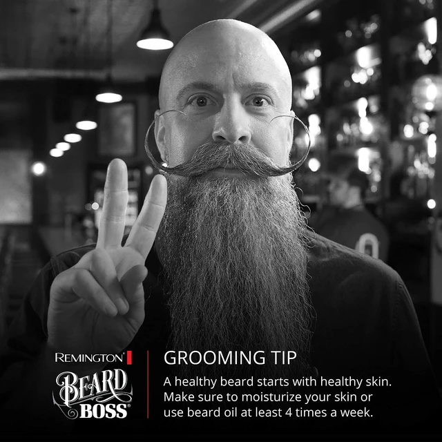 Alt view image 7 of 7 - Vacuum Beard Trimmer for Men, Cordless Rechargeable | Adjustable Length Comb (218mm), 13 Length and Style Settings, Removable Blades, For Beard, Mustache, And Stubble