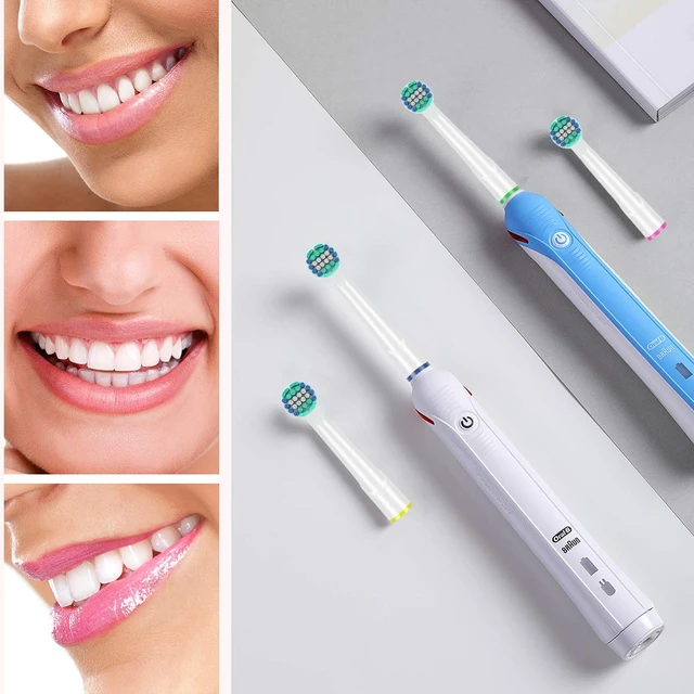 Alt view image 5 of 7 - Replacement Heads Compatible with Oral B Braun Toothbrushes Electric- 16 Pack Professional Precision & Sensitive Brush Heads Refill for Oral B 7000/Pro 1000/9600/ 5000/3000/8000