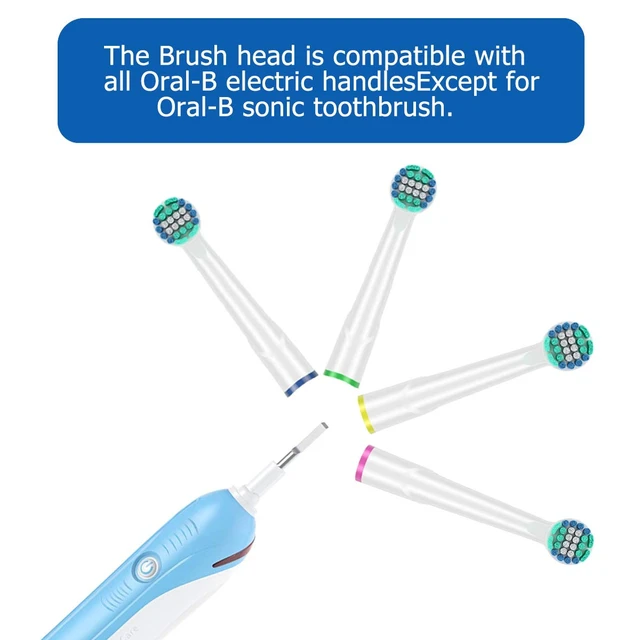 Alt view image 6 of 7 - Replacement Heads Compatible with Oral B Braun Toothbrushes Electric- 16 Pack Professional Precision & Sensitive Brush Heads Refill for Oral B 7000/Pro 1000/9600/ 5000/3000/8000