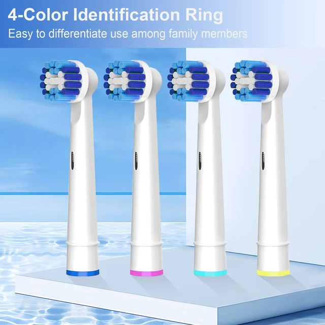 Alt view image 7 of 7 - Replacement Brush Heads Compatible with Braun Oral-B, 20pcs Professional Electric Toothbrush Heads for Oral B Replacement Heads Refill Pro100/1000/1500/4000/5000/7000/8000/9600 Etc.