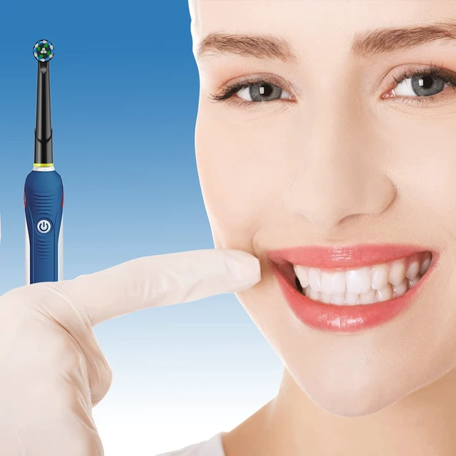Alt view image 5 of 6 - Replacement Heads Compatible with Oral B Electric Toothbrush, 16 Pcs Toothbrush Heads for Oral-b Braun Refill Pro 1000 2000 3000 500 Vitality Genius x (Black)
