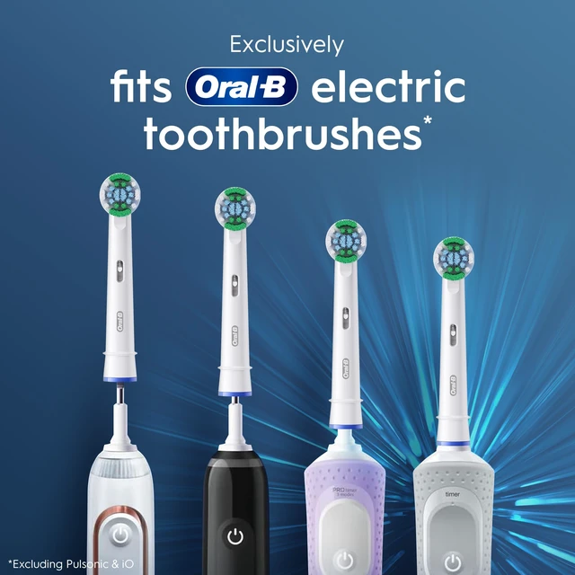 Alt view image 7 of 7 - Precision Clean Replacement Brush Heads for an Oral-B Electric Toothbrush, Pack of 2