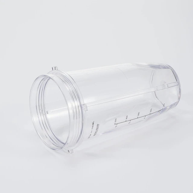 Alt view image 6 of 7 - Replacement 24oz Blender Cup with Sip & Seal Lid For Nutri Ninja BL450 BL456 BL480 BL482 BL640 BL642 BL682 BN751 BN801 Foodi SS101 SS151 SS351 SS401 Ninja Blender Auto IQ Blade, 2-Pack