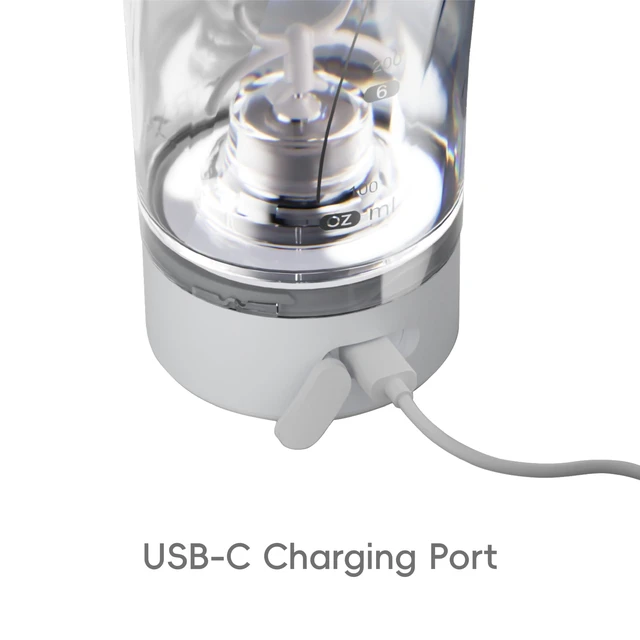Alt view image 5 of 7 - VortexBoost Electric Shaker Bottle, USB C Rechargeable Protein Shake Mixer, Shaker Cups for Protein Shakes and Meal Replacement Shakes, BPA-Free, Made with Tritan, Black