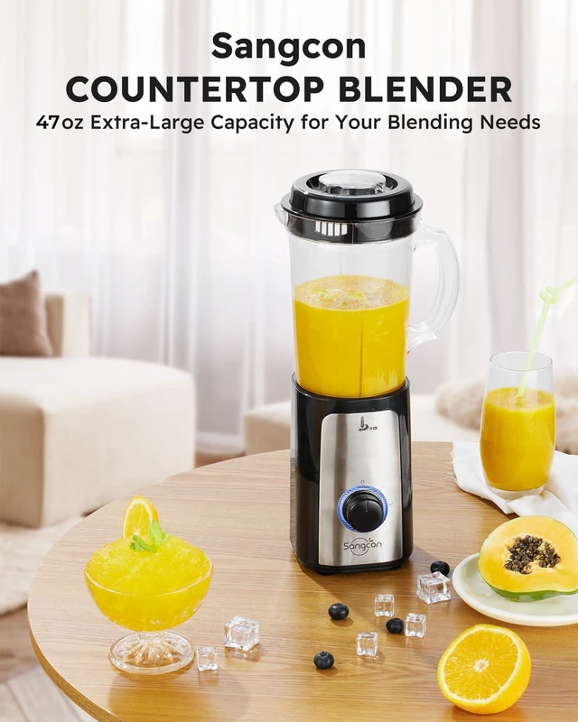 Alt view image 2 of 7 - Blenders for Kitchen, 5-in-1 Food Processor Combo for Smoothies Set | BPA-Free 47oz Pitcher, 2.5-Cup Bowl, 18/11oz Cups, 3 Blades; Housewives Prep Shakes, Meat, Sauces, Salsa, Coffee, Dry Spices