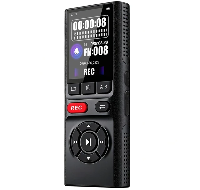 Main image of 64GB Digital Voice Recorder with Playback Long Battery 2-inch Screen MP3 Audio Recording for Meetings Lectures and Interviews Portable USB Recording Device with Voice Activation