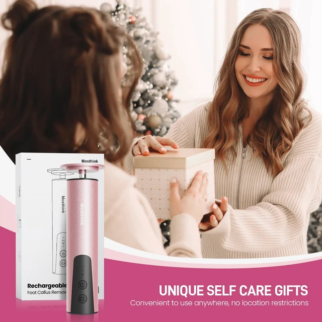 Alt view image 6 of 7 - 2-in-1 Electric Foot Callus Remover, Self Care Gifts for Women Mom Lover | Professional Pedicure Tool for Feet | 2 Hours Operation | 6 Gears Adjustable Foot File | 1200mAh Rechargeable | 20 Sandpapers