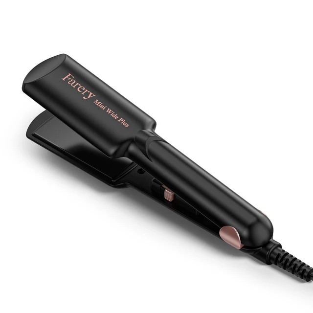 Alt view image 7 of 7 - Travel Mini Hair Straightener, Portable 1.5 Inch Flat Iron, Black | Quick Touch-ups, for Short Hair, Bob, Ceramic, 15s Fast Heat, Anti-Scald, 100-240V Dual Voltage, with Storage Bag