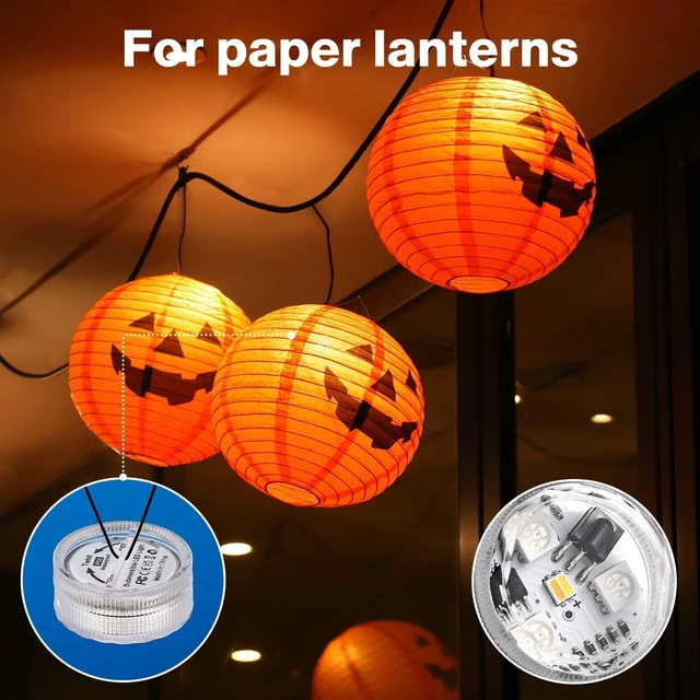 Alt view image 4 of 5 - Mini Submersible LED Lights,Small Waterproof LED Tea Lights Candle with Remote Battery led Operated,RGB Color Changing for Vase Home Party Wedding Table Centerpieces Fountain Halloween Lantern