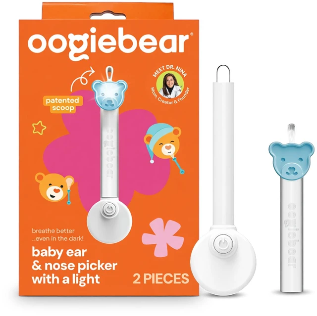 Main image of Brite - Baby Nose Cleaner and Ear Wax Removal Tool. Baby Gadget with Nighttime LED Light. Safe Snot Booger Picker for Newborns, Infants & Toddlers