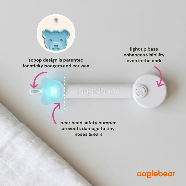 Alt view image 2 of 7 - Brite - Baby Nose Cleaner and Ear Wax Removal Tool. Baby Gadget with Nighttime LED Light. Safe Snot Booger Picker for Newborns, Infants & Toddlers