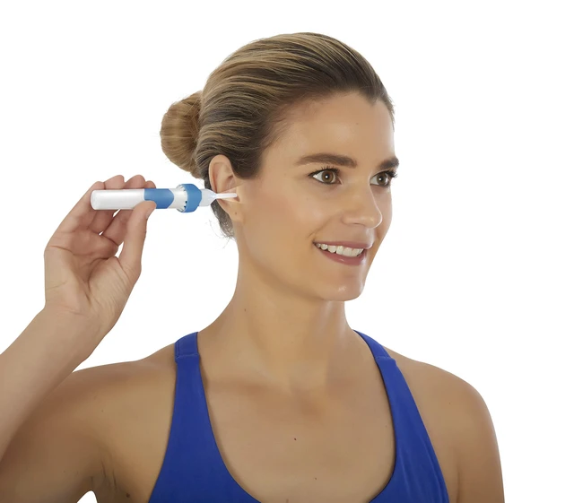 Alt view image 4 of 7 - Wax Extract Ear Wax Remover w/ 2 Flexible Tips, LED Light, & Cleaning Brush | Safe, Effective Ear Wax Vibration & Vacuum to Gently Remove Wax Buildup | Premium Ear Suction Vacuum for Adults & Kids