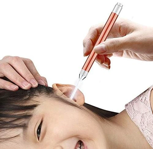 Alt view image 6 of 7 - Ear Wax Removal Tools, Ear Pick Cleaner Kit with LED Light, Storage Box, Earwax Spoon Digger/Tweezers & Nose Cleaning Tweezers Clip, Ear Nose Health Care Cleaning Tools for Baby Kids Children Adults